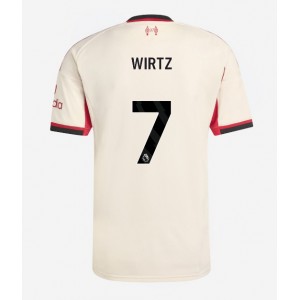 Fotbalové Dres Liverpool Florian Wirtz #7 Venkovní Oblečení 2025-26 Krátký Rukáv